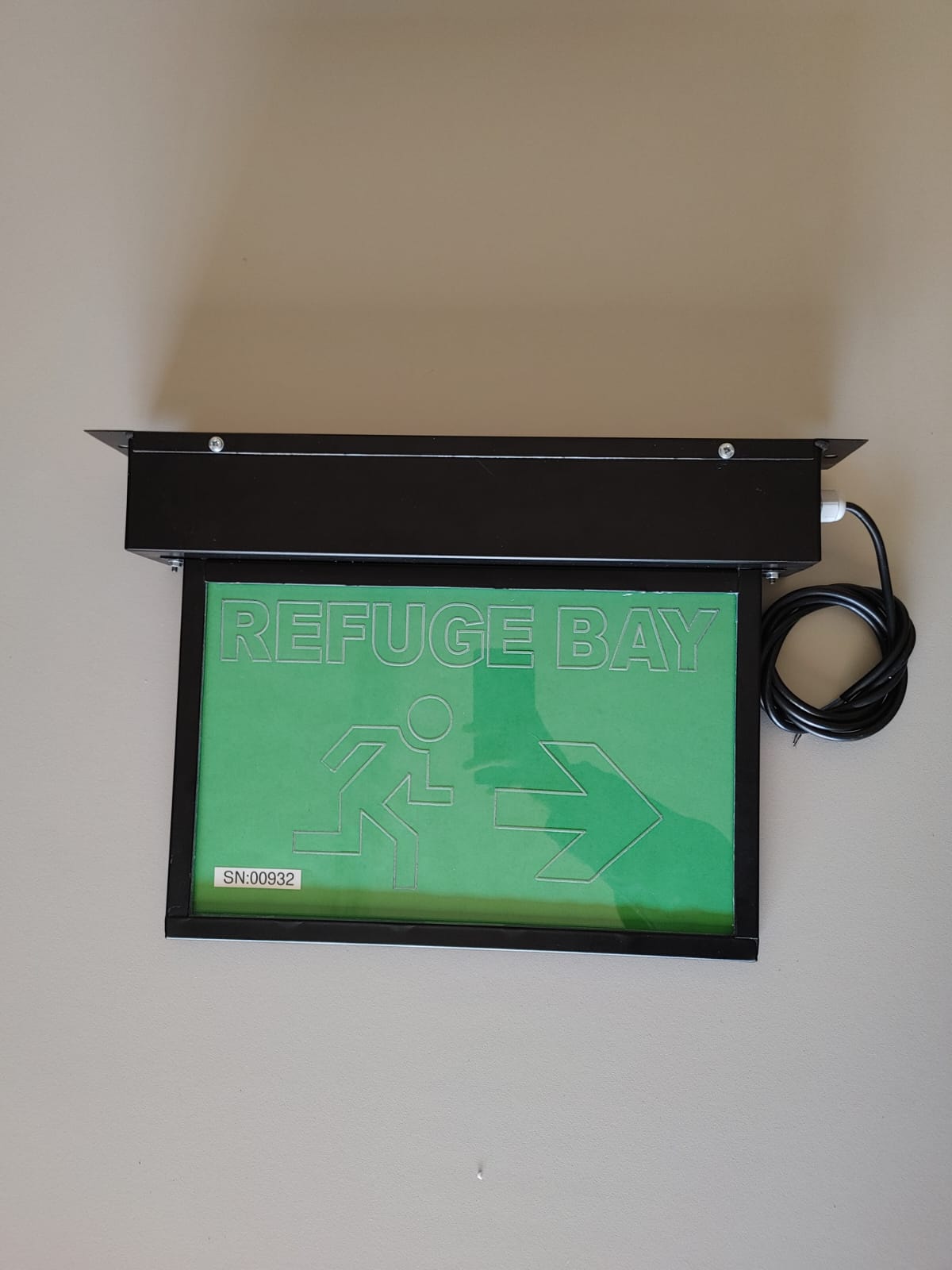 Refuge bay light