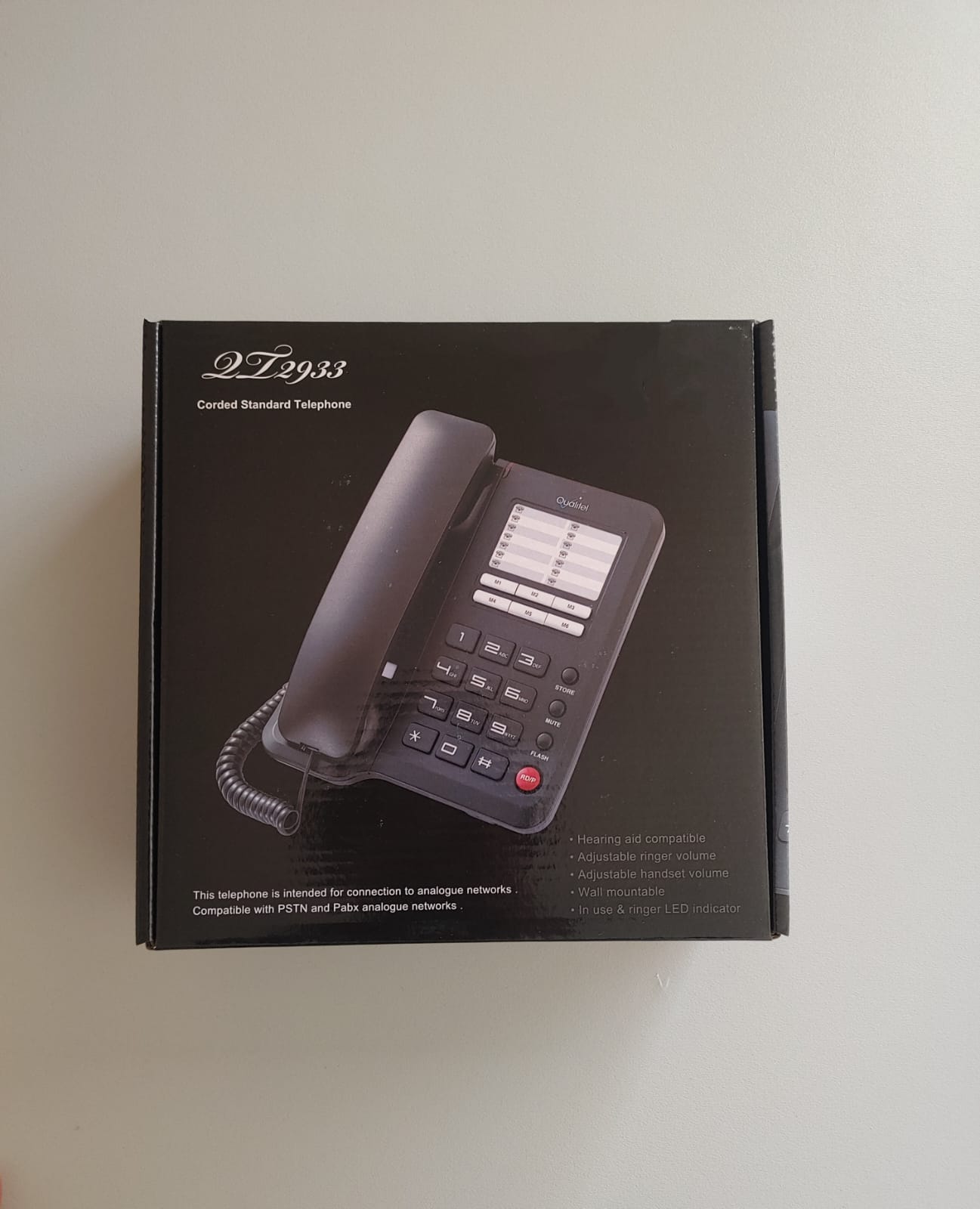 corded standard telephone